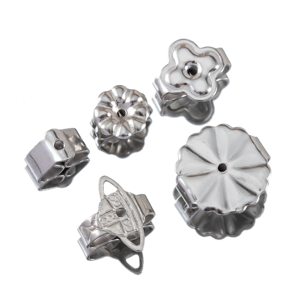 Body Jewelry Top - 50-100 sztuk kolczyki kwiatowe ze stali