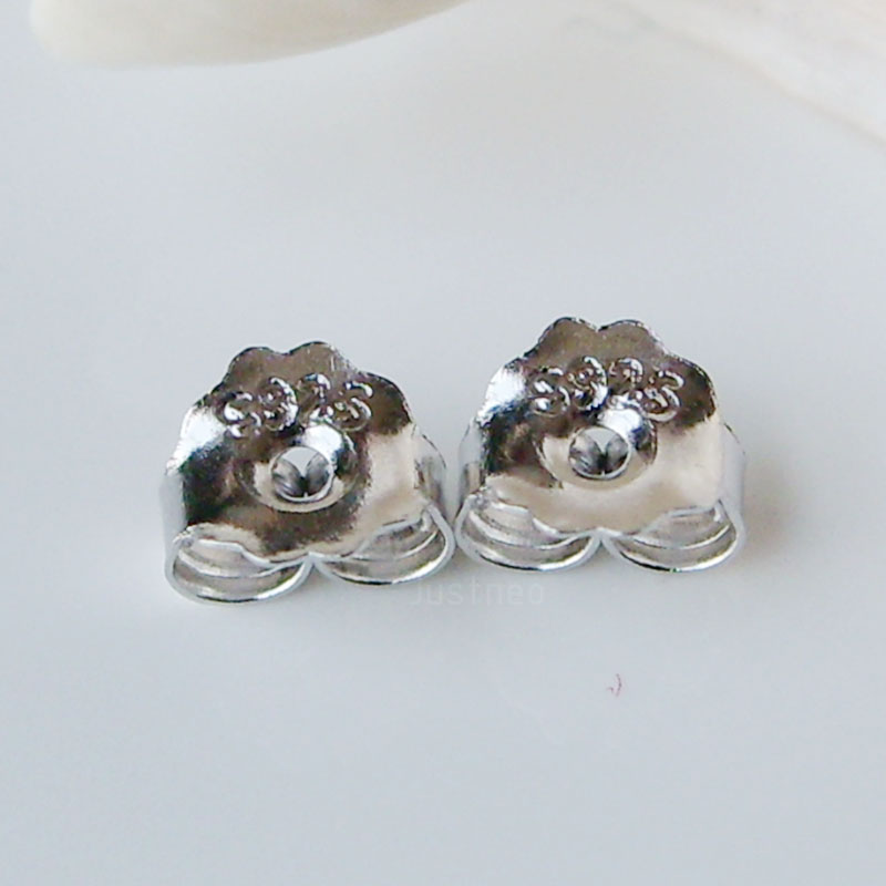 Body Jewelry Top - Earnut, 3.8mm solid 925 sterling srebrny