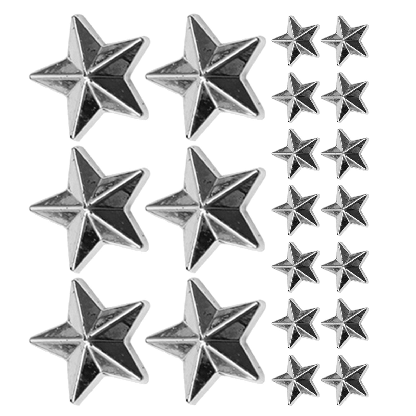 Star Flat Back - 300 sztuk płaskich akrylowych ozdób w