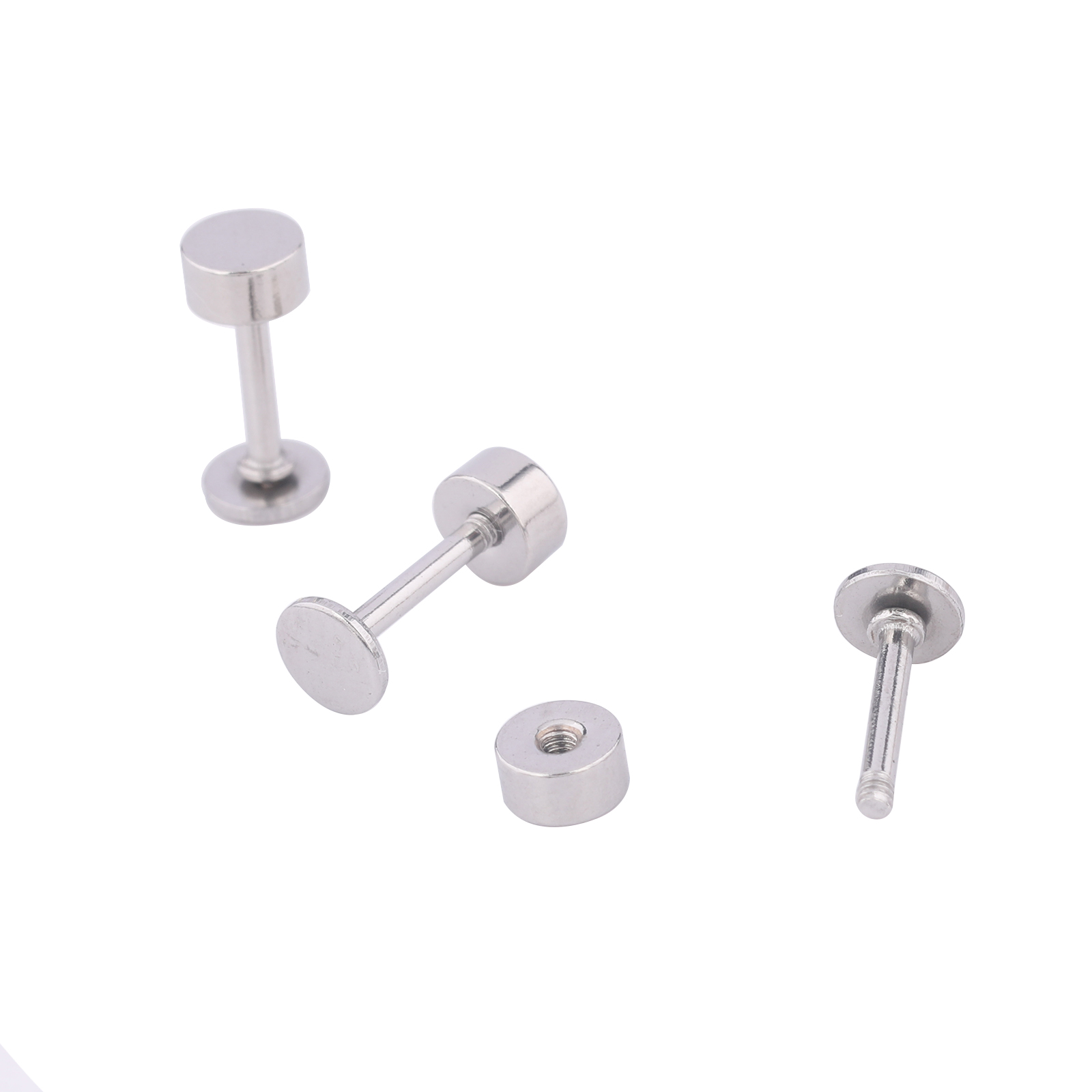 Body Jewelry Top - 20 szt. Stal Nierdzewna 4mm Dyskowe