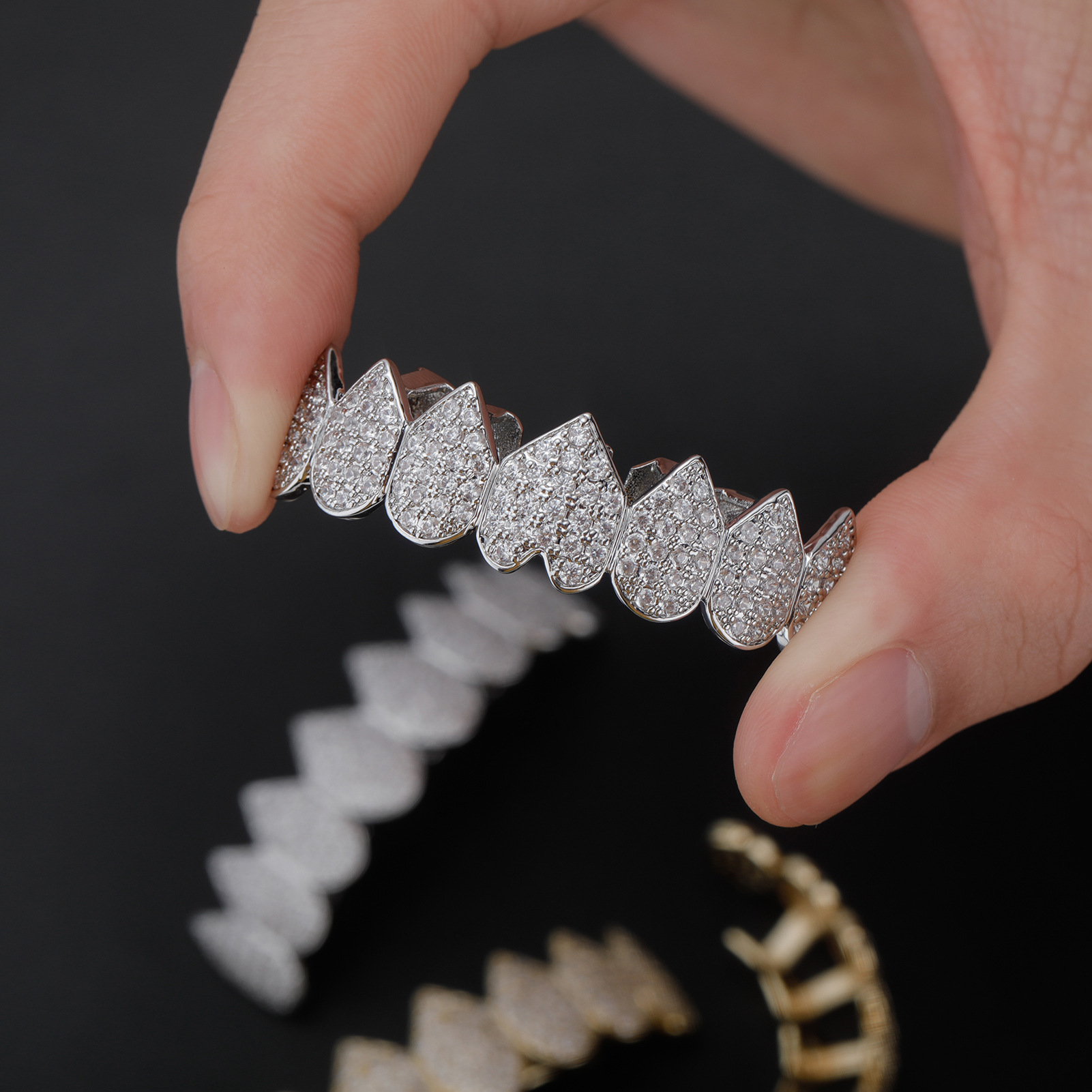 RACHELZ Hip Hop 8/8 Iced Out C – Body Jewelry Ends recenzja i cena