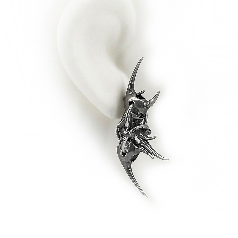 Kolczyki w kształcie czaszki z – Body Jewelry Goth recenzja i cena