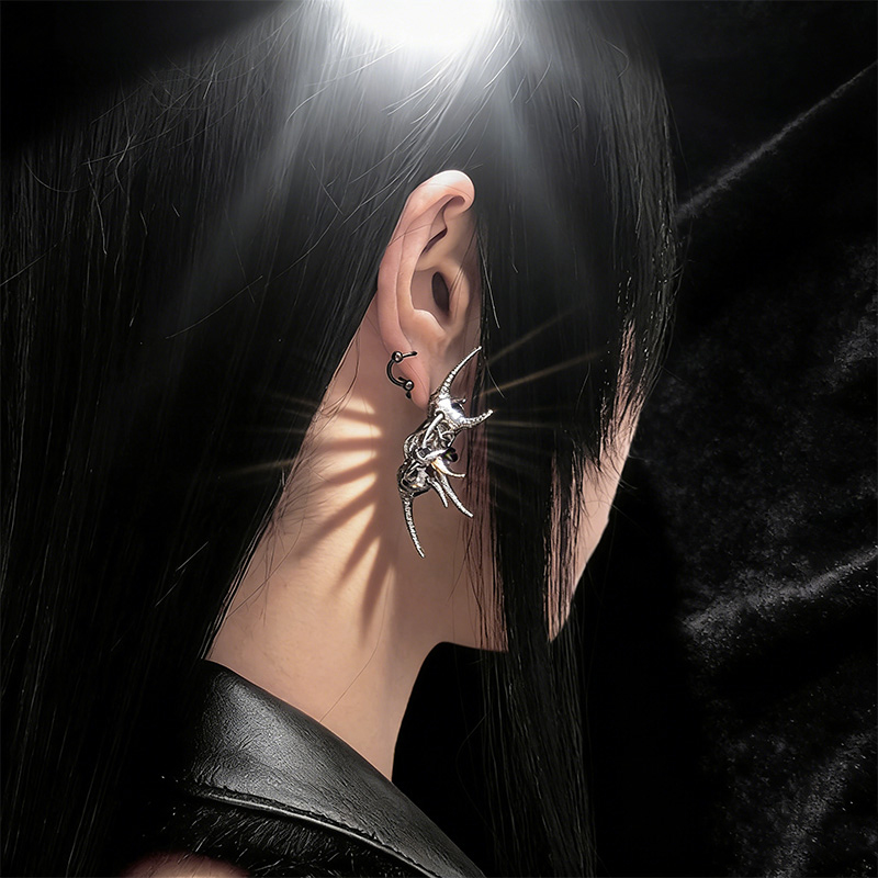 Kolczyki w kształcie czaszki z – Body Jewelry Goth recenzja i cena