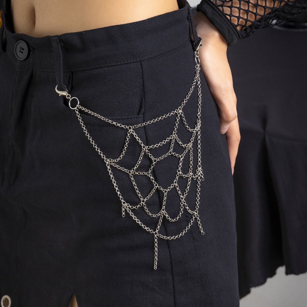 Gotycki Punk Srebrny Łańcuszek – Body Jewelry Charms recenzja i cena