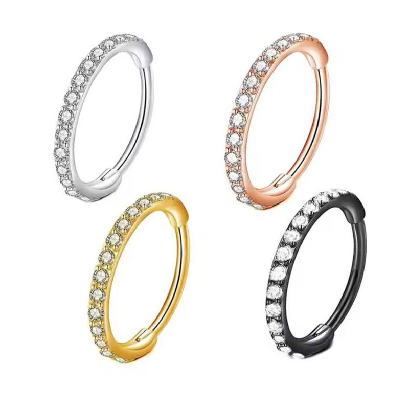 Kolczyk do nosa 16G z przezroc – Body Jewelry And Earrings recenzja i cena