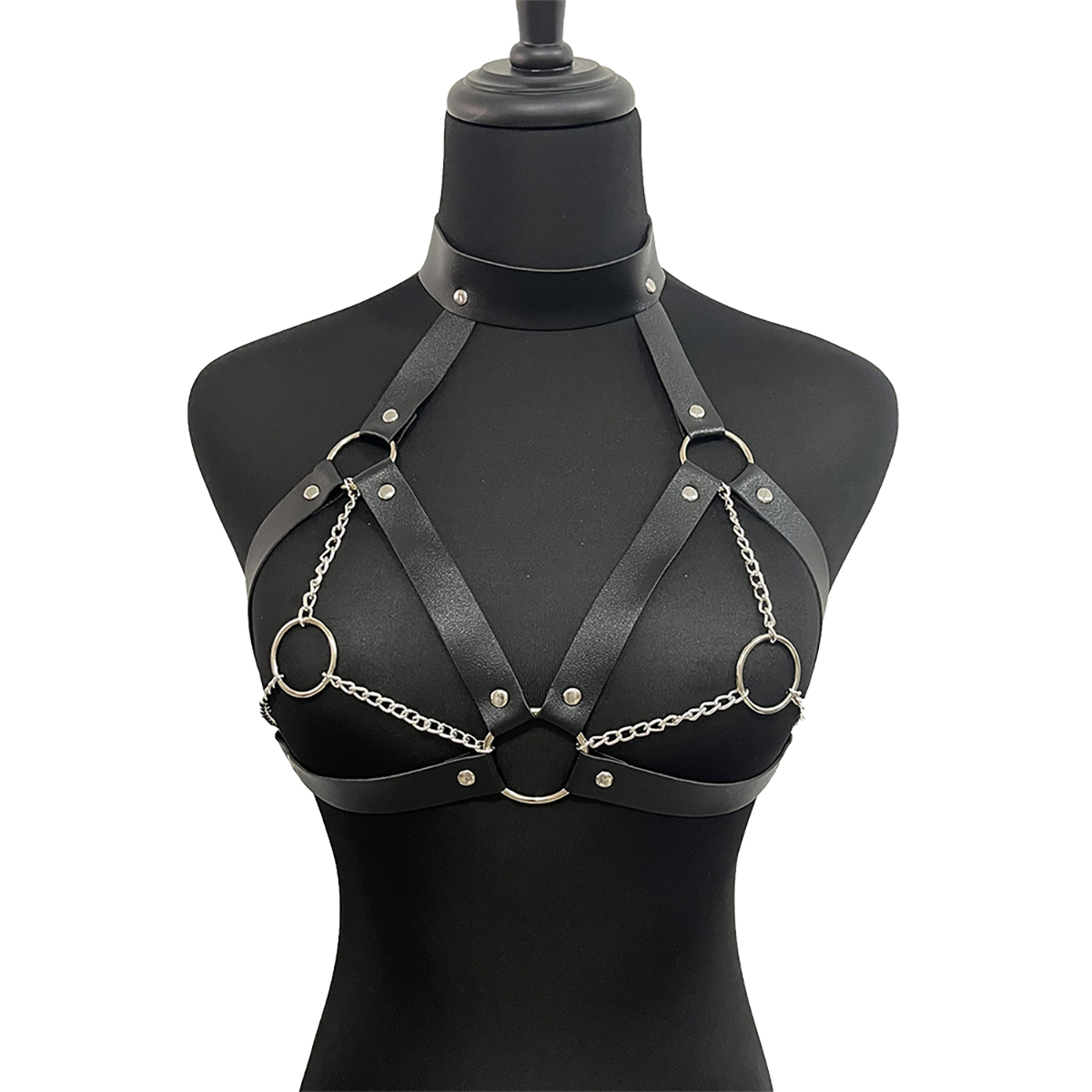 Damska skórzana uprząż pas bio – Body Jewelry Goth recenzja i cena
