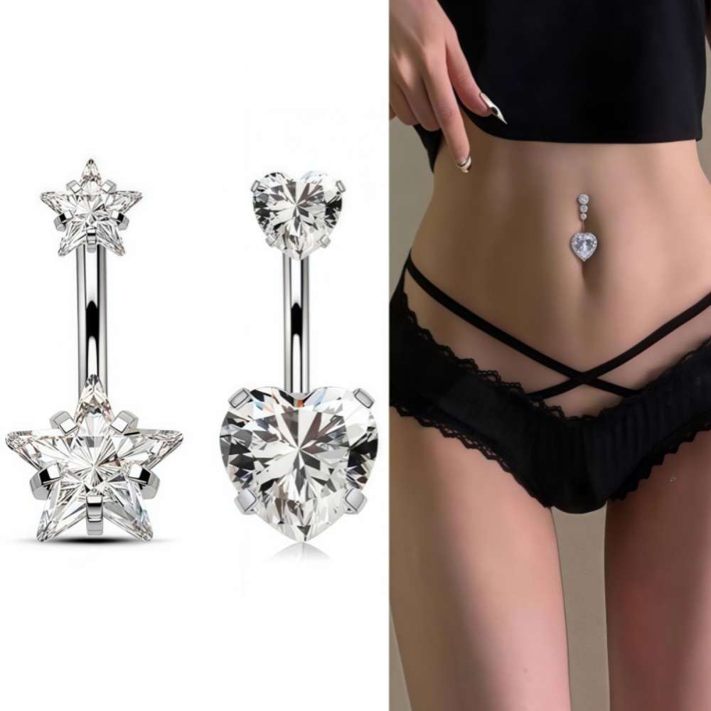 Kolczyki do pępka ze stali nie – Body Jewelry Charms recenzja i cena