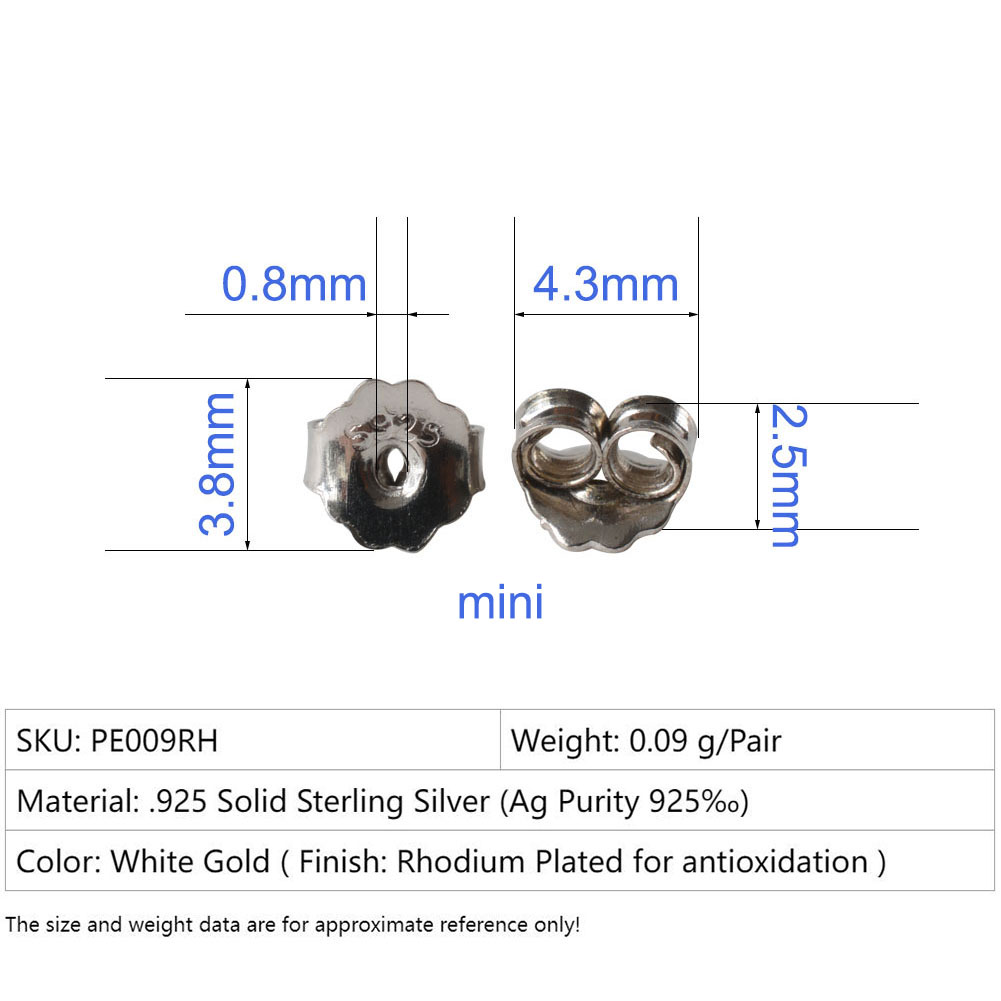 Earnut, 3.8mm solid 925 sterli – Body Jewelry Top recenzja i cena