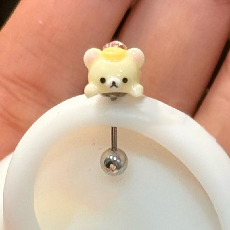 Urocze kolczyki Rilakkuma ze s – Body Jewelry Kit recenzja i cena