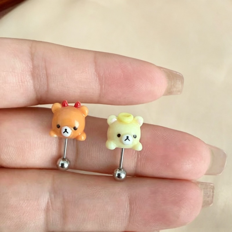 Urocze kolczyki Rilakkuma ze s – Body Jewelry Kit recenzja i cena