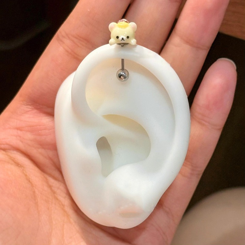 Urocze kolczyki Rilakkuma ze s – Body Jewelry Kit recenzja i cena