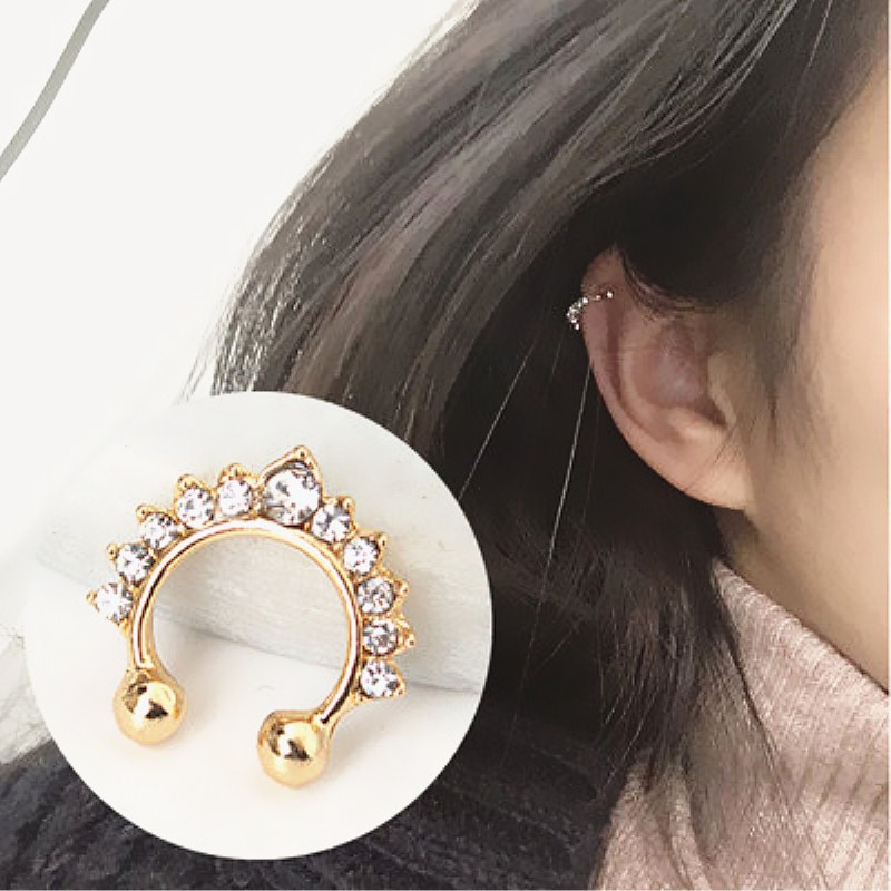 1 szt. Zacisk na nos w kształc – Body Jewelry And Earrings recenzja i cena