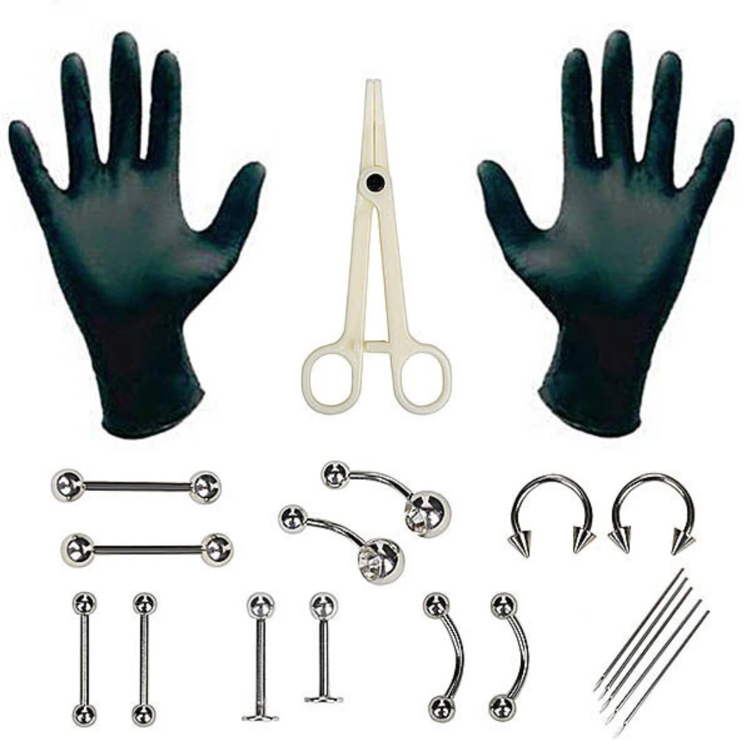 1 zestaw jednorazowe profesjon – Body Jewelry Kit recenzja i cena