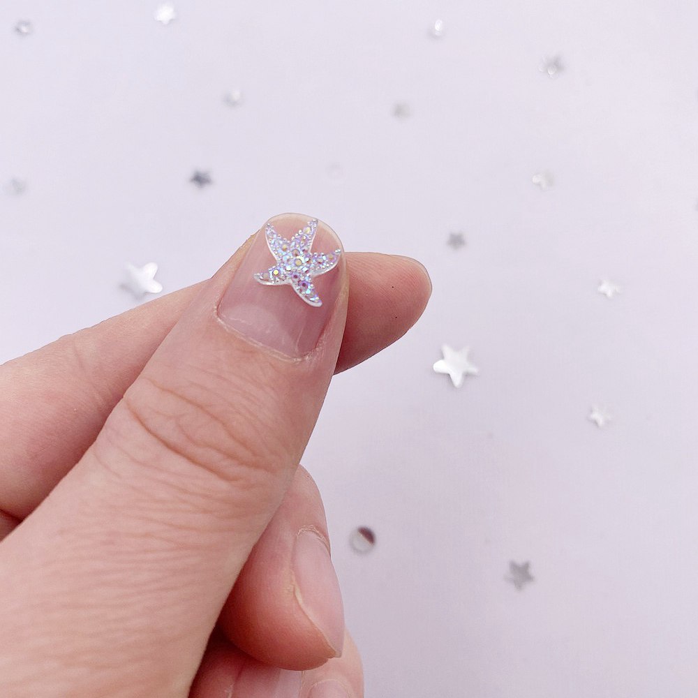 10mm Mini błyszcząca gwiazda N – Star Flat Back recenzja i cena