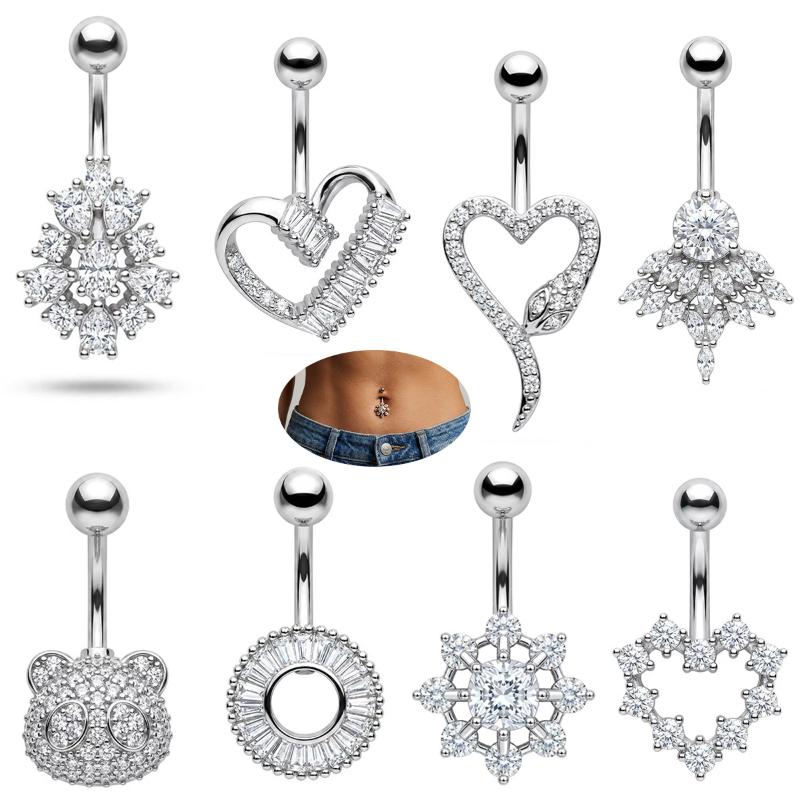 Kolczyki do pępka z motywem mo – Body Jewelry Charms recenzja i cena