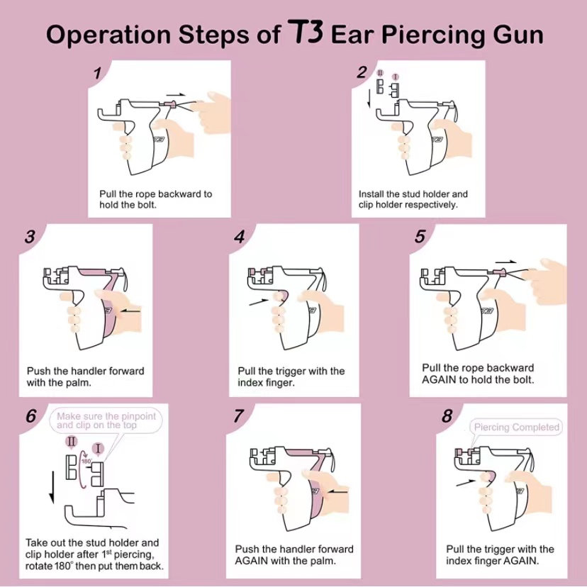 Zestaw do piercingu uszu T3, a – Body Jewelry Store recenzja i cena