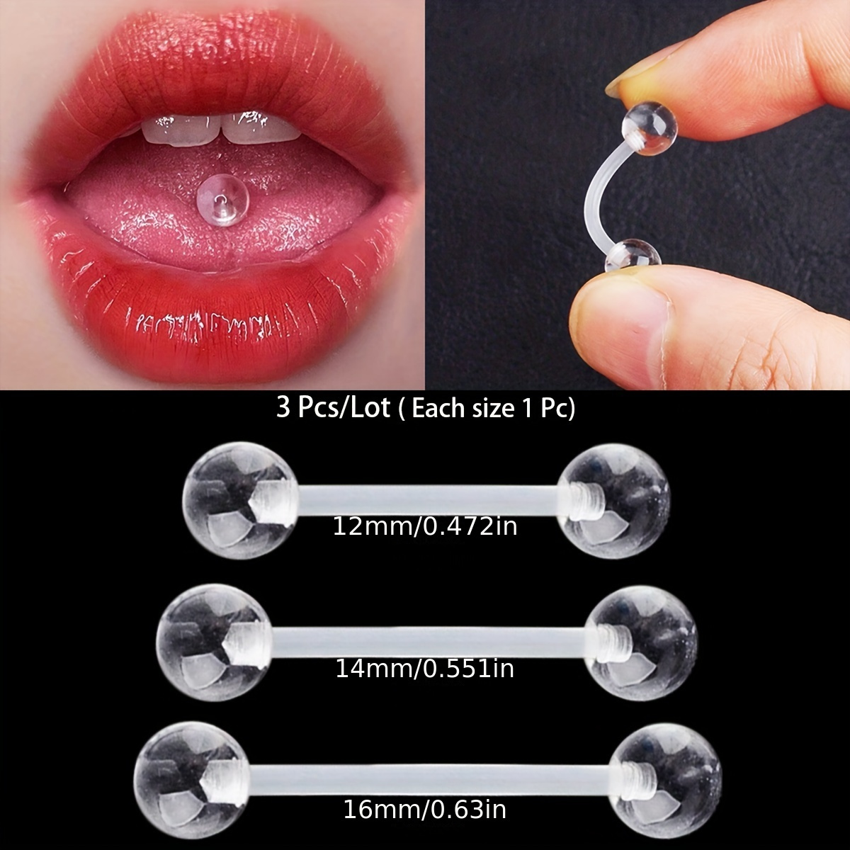 3 sztuk/zestaw (każdy rozmiar  – Body Jewelry Store recenzja i cena