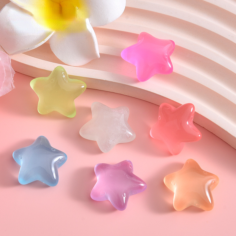 10 sztuk fluorescencyjna pięci – Star Flat Back recenzja i cena