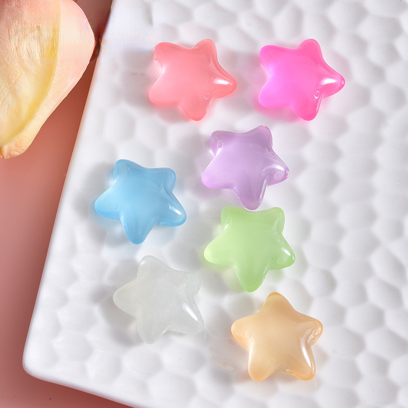 10 sztuk fluorescencyjna pięci – Star Flat Back recenzja i cena
