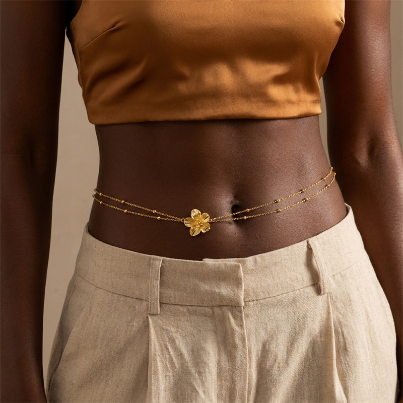 Proste dwuwarstwowe łańcuszki  – Body Jewelry Ends recenzja i cena