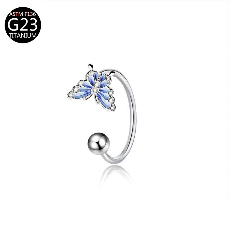 Kolczyk do ust z tytanu ASTM F – Body Jewelry And Earrings recenzja i cena