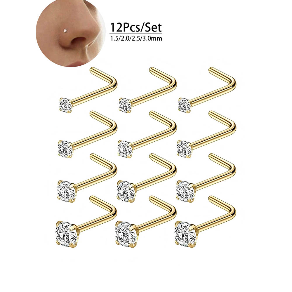 12-częściowy pełny zestaw hipo – Body Jewelry Kit recenzja i cena